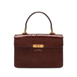 ‼️FINAL PRICE‼️ MARC JACOBS The Downtown Croc-Embossed Leather Satchel